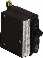 Square D - 15 Amp, 240 VAC, 1 Pole, Bolt On Miniature Circuit Breaker - 14-8 AWG - Industrial Tool & Supply