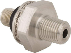 Telemecanique Sensors - 1/4-18 NPT (Male) Connector, 12 to 24 VDC, 300 psi Sensor, Shock and Vibration Resistant, Control Circuit Pressure Sensor - 26mm Long x 30mm Wide, IP65, IP67, IP69, For Use with OsiSense XM - Industrial Tool & Supply