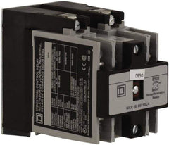 Square D - Electromechanical Screw Clamp General Purpose Relay - 20 Amp at 600 VAC, 2NO, 110 VAC at 50 Hz & 120 VAC at 60 Hz - Industrial Tool & Supply