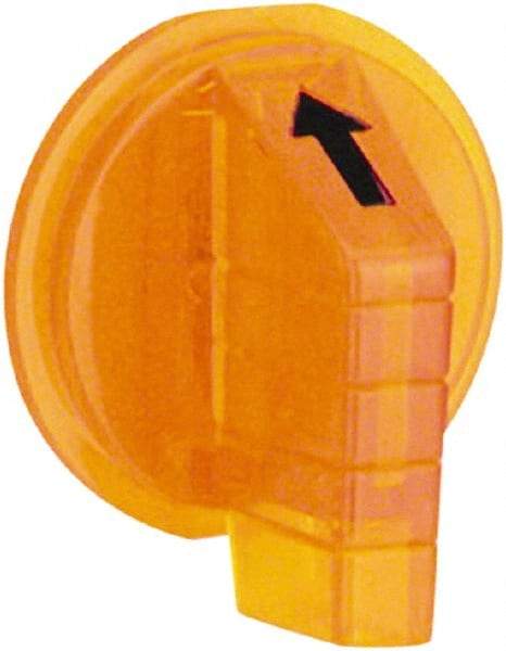 Schneider Electric - 30mm, Amber, Selector Switch Standard Knob - For Use with 9001K Selector Switches and Harmony 9001K/SK/KX Pushbuttons - Industrial Tool & Supply