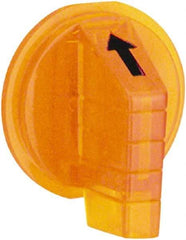 Schneider Electric - 30mm, Amber, Selector Switch Standard Knob - For Use with 9001K Selector Switches and Harmony 9001K/SK/KX Pushbuttons - Industrial Tool & Supply