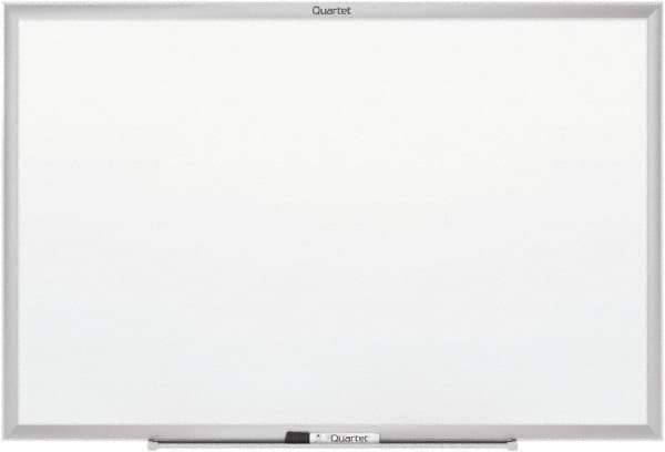 Quartet - 48" High x 96" Wide Magnetic Dry Erase Board - Steel, Includes Z-Bracket - Industrial Tool & Supply