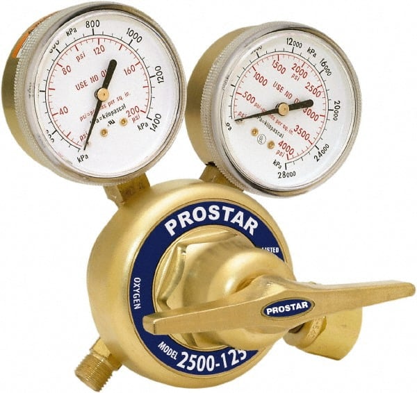 Lincoln Electric - Welding Regulators Gas Type: Oxygen CGA Inlet Connection: 1/4 NPT Male - Industrial Tool & Supply