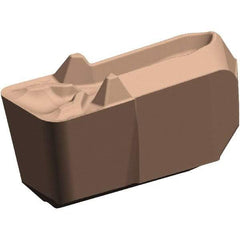 Kennametal - 6EG-U GUP Grade KCU10, 6.13mm Cutting Width Carbide Grooving/Cut-Off Insert - 4mm Max Depth of Cut, Neutral, 0.4mm Corner Radius, AlTiN Finish - Industrial Tool & Supply