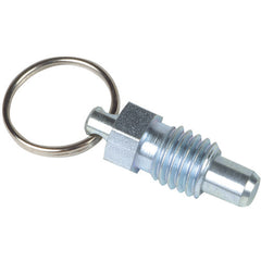1/4-20 PULL RING STBY PLGR NON LOCK - Industrial Tool & Supply
