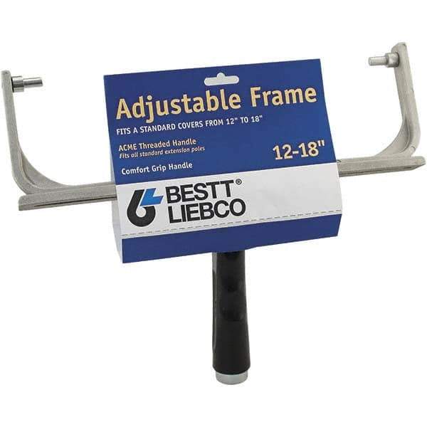 Bestt-Liebco - 12, 18" Wide x 10" Long Adjustable Frame - Plastic Frame - Industrial Tool & Supply