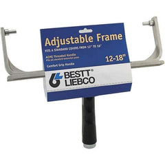Bestt-Liebco - 12, 18" Wide x 10" Long Adjustable Frame - Plastic Frame - Industrial Tool & Supply