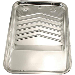 Bestt-Liebco - 9" Roller Compatible Mini Paint Roller Tray - 2 Qt Capacity, 9" Wide, Metal - Industrial Tool & Supply