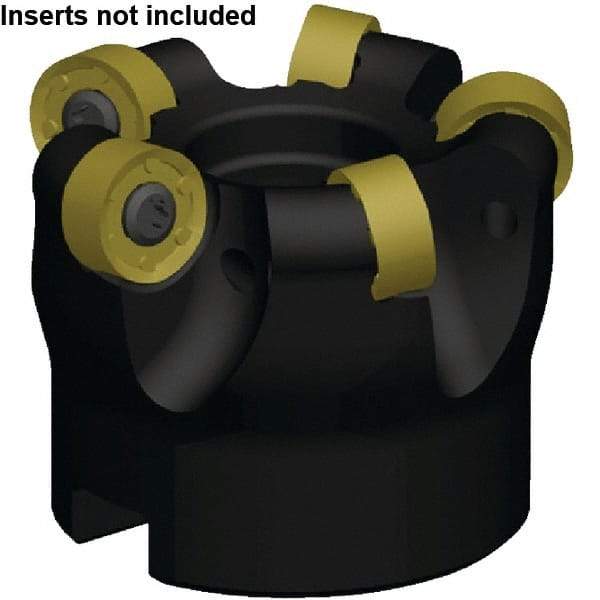 Kennametal - 109mm Cut Diam, 3.96mm Max Depth, 40mm Arbor Hole, 8 Inserts, RNGJ1605M0____ Insert Style, Indexable Copy Face Mill - RODEKA 16 Cutter Style, 14,900 Max RPM, 63mm High, Through Coolant, Series Rodeka - Industrial Tool & Supply