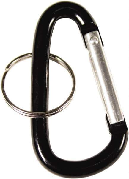 ADVANTUS - 10 Keys, Black Key Chains - 2 1/2" Wide x 3-3/4" Deep x 1-1/2" High - Industrial Tool & Supply