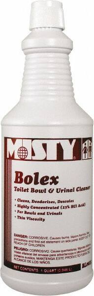 Misty - 32 oz Bottle Liquid Toilet Bowl Cleaner - Wintergreen Scent, Nonacidic, Toilets - Industrial Tool & Supply