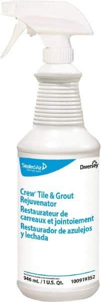 Diversey - 32 oz Spray Bottle Liquid Bathroom Cleaner - Unscented Scent, Tubs, Tile, Showers & Grout - Industrial Tool & Supply