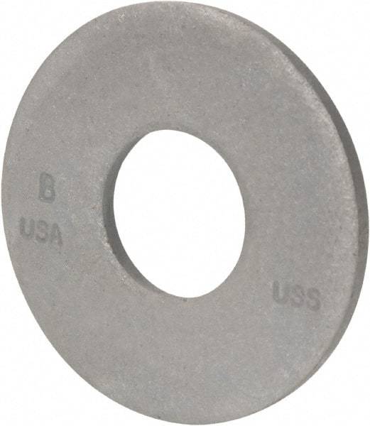 Bowmalloy - 1-1/8" Screw, Grade 9 Steel SAE Flat Washer - 1-3/16" ID x 2-1/4" OD, 9/64" Thick, Bowma-Guard Finish - Industrial Tool & Supply