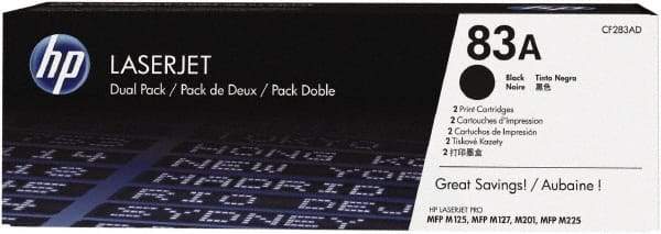 Hewlett-Packard - Black Toner Cartridge - Use with HP LaserJet Pro MFP M125, MFP M127, MFP M201, MFP M225 - Industrial Tool & Supply