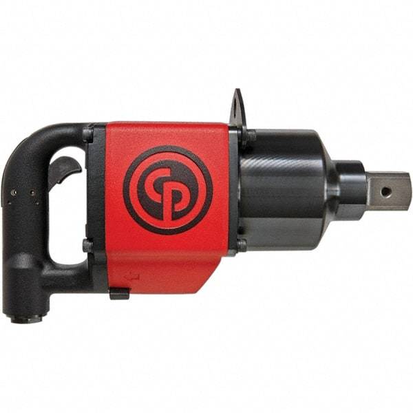 Chicago Pneumatic - 1-1/2" Drive, 2,800 RPM, 5,900 Ft/Lb Torque Impact Wrench - D-Handle, 84.5 CFM, 90 psi, 1/2" NPT Inlet - Industrial Tool & Supply