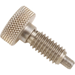 1/4-20 SS KNURLED KNB PLGR NON LOCK - Industrial Tool & Supply