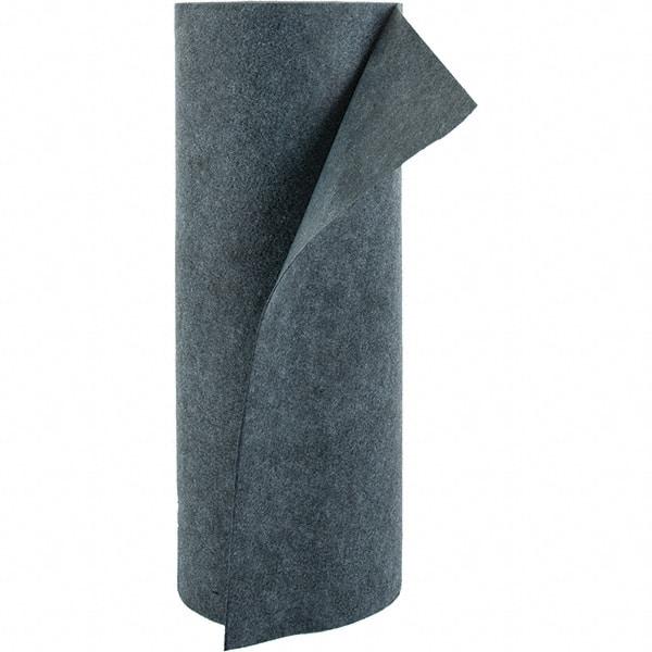 PRO-SAFE - 36 Gal Capacity per Package, Universal Roll - 150' Long x 3' Wide, Gray, Polypropylene - Industrial Tool & Supply
