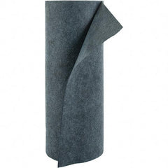 PRO-SAFE - 36 Gal Capacity per Package, Universal Roll - 150' Long x 3' Wide, Gray, Polypropylene - Industrial Tool & Supply