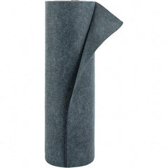 PRO-SAFE - 24 Gal Capacity per Package, Universal Roll - 100' Long x 3' Wide, Gray, Polypropylene - Industrial Tool & Supply