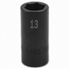 SK - Impact Socket - 3/8"DR 6PT 13MM SEMI-DEEP IMPACT SOCKET - Industrial Tool & Supply