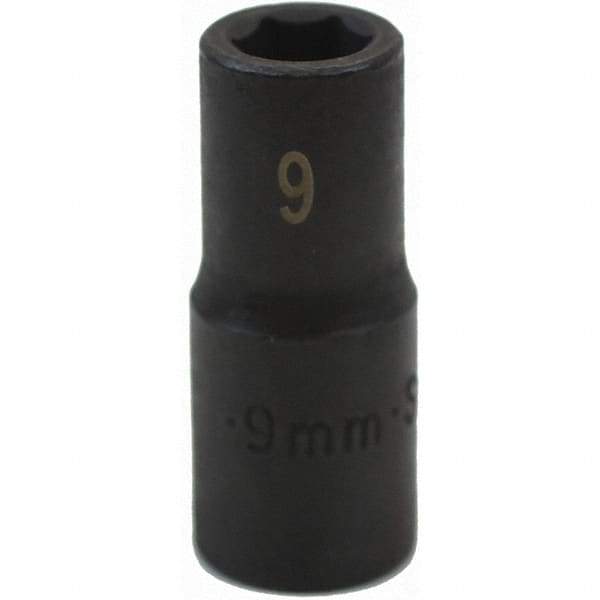 SK - Impact Socket - 3/8"DR 6PT 9MM SEMI-DEEP IMPACT SOCKET - Industrial Tool & Supply