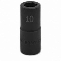 SK - Impact Socket - 3/8"DR 6PT 10MM SEMI-DEEP IMPACT SOCKET - Industrial Tool & Supply