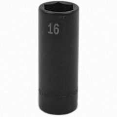 SK - Impact Socket - 3/8"DR 16MM DEEP IMPACT SOCKET - Industrial Tool & Supply