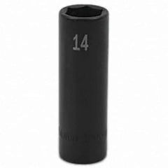 SK - Impact Socket - 3/8"DR 14MM DEEP IMPACT SOCKET - Industrial Tool & Supply