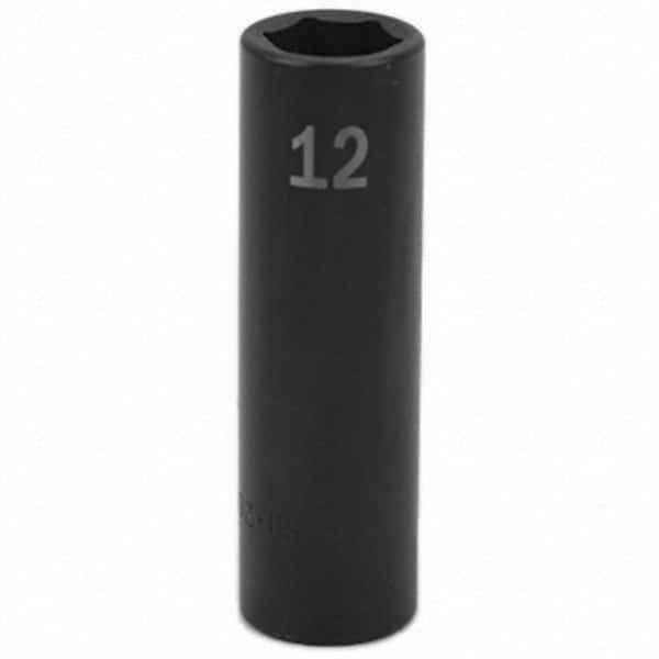 SK - Impact Socket - 3/8"DR 12MM DEEP IMPACT SOCKET - Industrial Tool & Supply