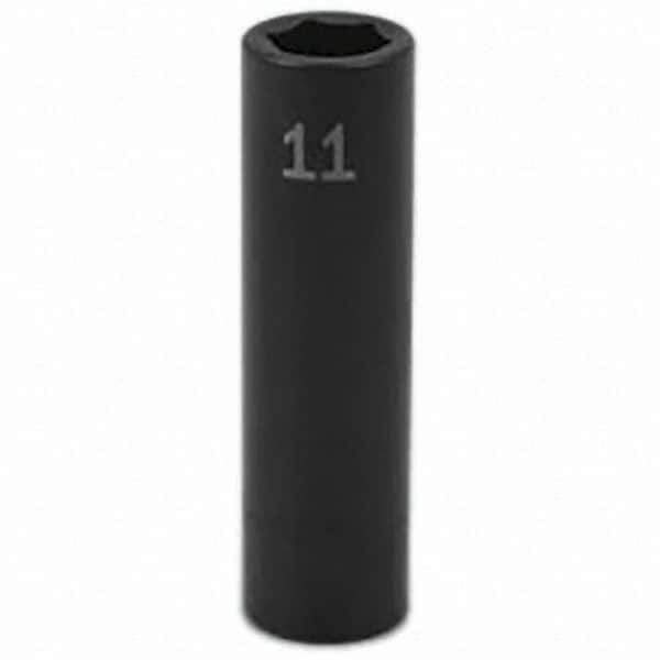 SK - Impact Socket - 3/8"DR 11MM DEEP IMPACT SOCKET - Industrial Tool & Supply