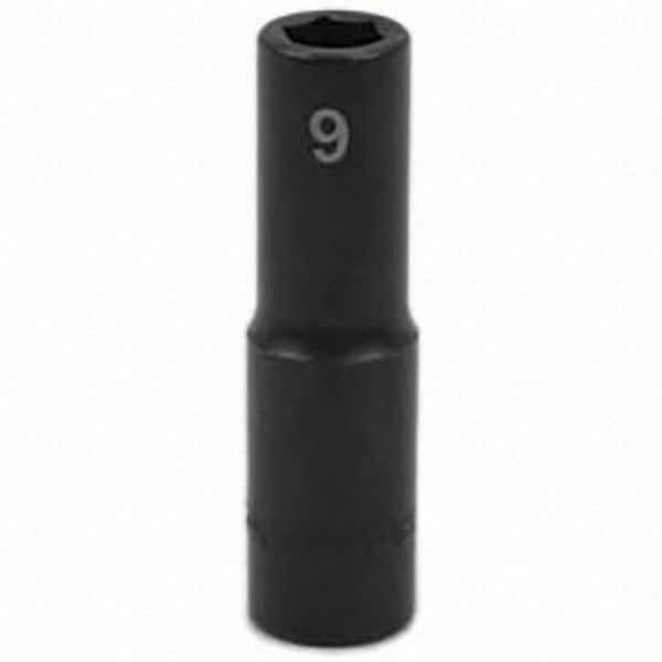 SK - Impact Socket - 3/8"DR 9MM DEEP IMPACT SOCKET - Industrial Tool & Supply