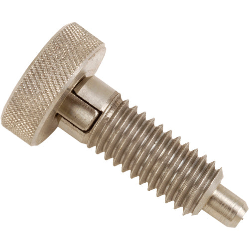 1/4-20 SS KNURLED KNB PLGR LOCK - Industrial Tool & Supply