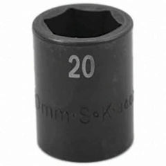 SK - Impact Socket - 1/2"DR 20MM IMPACT SOCKET - Industrial Tool & Supply