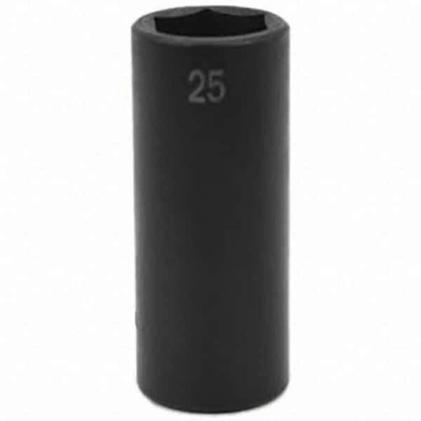 SK - Impact Socket - 1/2"DR 25MM DEEP IMPACT SOCKET - Industrial Tool & Supply