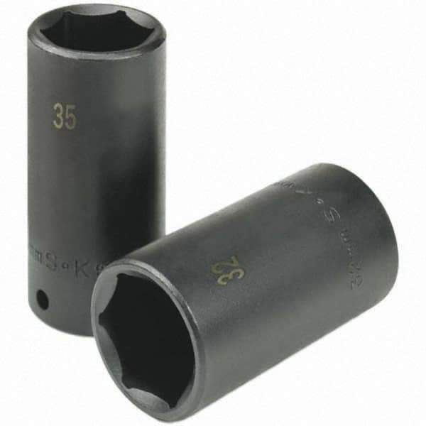 SK - Impact Socket - 1/2"DR 27MM DEEP IMPACT SOCKET - Industrial Tool & Supply