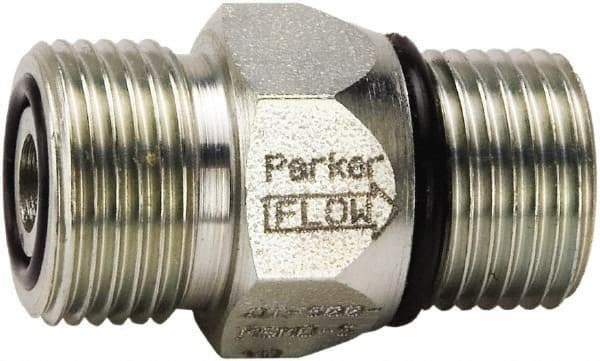Parker - 15 GPM 13/16-16 Inlet Steel Hydraulic Control Valve - 5,000 psi, 0.88" Wide x 1.56" Long - Industrial Tool & Supply