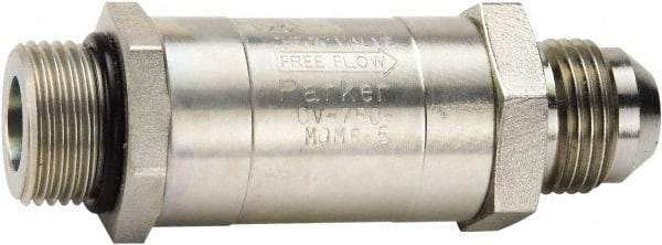 Parker - 50 GPM 3/4-16 Inlet Steel Hydraulic Control Valve - 3,000 psi, 1" Wide x 2.22" Long - Industrial Tool & Supply