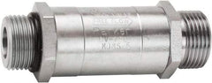 Parker - 65 GPM 1-1/16-12 Inlet Steel Hydraulic Control Valve - 3,000 psi, 1.38" Wide x 2-3/4" Long - Industrial Tool & Supply