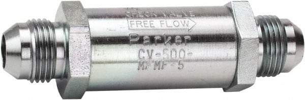 Parker - 13 GPM 9/16-18 Inlet Steel Hydraulic Control Valve - 3,000 psi, 0.81" Wide x 1-3/4" Long - Industrial Tool & Supply
