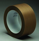 List 5451 1/2" x 36 yds PTFE Glass Cloth Tape - Brown - Industrial Tool & Supply