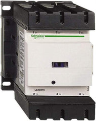 Schneider Electric - 3 Pole, 24 Coil VAC at 50/60 Hz, 115 Amp at 440 VAC, Nonreversible IEC Contactor - Bureau Veritas, CCC, CSA, CSA C22.2 No. 14, DNV, EN/IEC 60947-4-1, EN/IEC 60947-5-1, GL, GOST, LROS, RINA, RoHS Compliant, UL 508, UL Listed - Industrial Tool & Supply