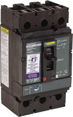 Square D - 200 Amp, 600 VAC, 3 Pole, Panel Mount Molded Case Circuit Breaker - Thermal Magnetic Trip, Multiple Breaking Capacity Ratings, 87.4mm Deep x 191mm High x 104.7mm Wide - Industrial Tool & Supply