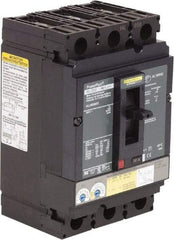 Square D - 50 Amp, 600 V, 3 Pole, Panel Mount Circuit Breaker - Electronic Trip, Multiple Breaking Capacity Ratings - Industrial Tool & Supply