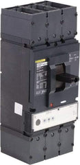 Square D - 400 Amp, 600 VAC, 3 Pole, Panel Mount Molded Case Circuit Breaker - Electronic Trip, Multiple Breaking Capacity Ratings, 2 AWG - Industrial Tool & Supply