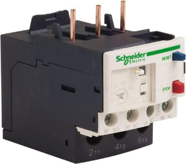 Schneider Electric - 3 Pole, NEMA Size 00-1, 0.63 to 1 Amp, 690 VAC, Thermal NEMA Overload Relay - Trip Class 20, For Use with LC1D09, LC1D12, LC1D18, LC1D25, LC1D32 and LC1D38 - Industrial Tool & Supply