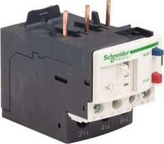 Schneider Electric - 3 Pole, NEMA Size 00-1, 0.4 to 0.63 Amp, 690 VAC, Thermal NEMA Overload Relay - Trip Class 20, For Use with LC1D09, LC1D12, LC1D18, LC1D25, LC1D32 and LC1D38 - Industrial Tool & Supply