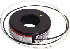 Square D - 600 Amp AC Input, 5 Amp AC Output, Panel Meter Current Transformer - Flying Lead Terminal, For Use with Ammeter, Solid State Transducer - Industrial Tool & Supply