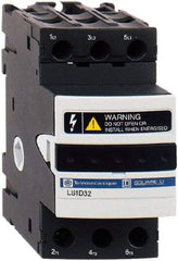 Schneider Electric - 3 Pole, 690 Volt, 25 Amp, DIN Rail Mount Fuse Holder - Compatible with 38mm Long x 45mm Wide and 10mm Diameter Fuse - Industrial Tool & Supply