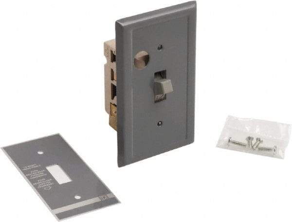 Square D - 1 Pole, 16 Amp, Open Toggle Manual Motor Starter - 1 hp at 115 VAC, 1 hp at 230 VAC, 1 hp at 277 VAC, CE, CSA & UL Listed - Industrial Tool & Supply