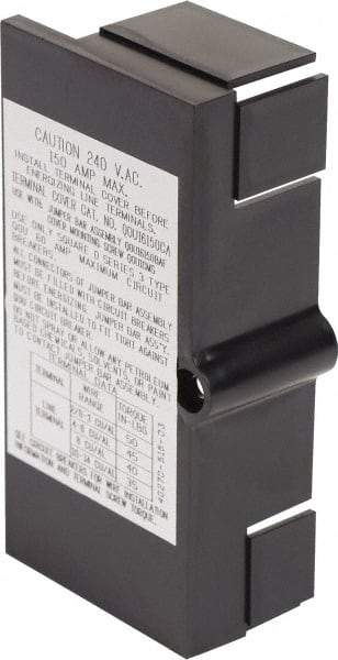 Square D - Circuit Breaker Jumper Bar Cover - Use with 6P Jumper Bar Base - Industrial Tool & Supply